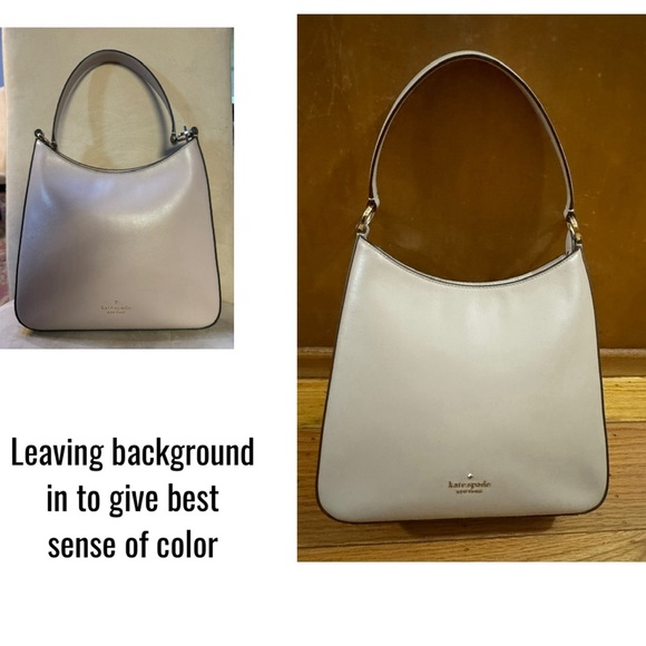 Kate Spade NY Elegant Perry in Tusk Saffiano Leather NWOT Pristine MSRP $379 - Picture 7 of 11